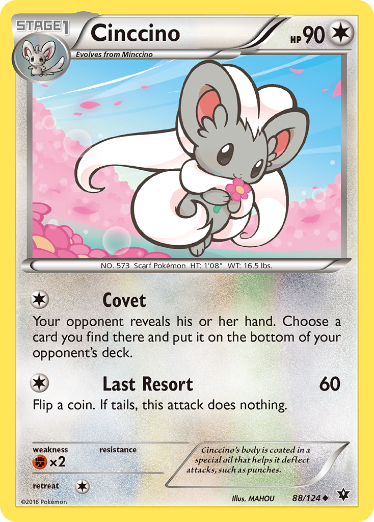 Cinccino (88/124) [XY: Fates Collide] | Enigma On Main