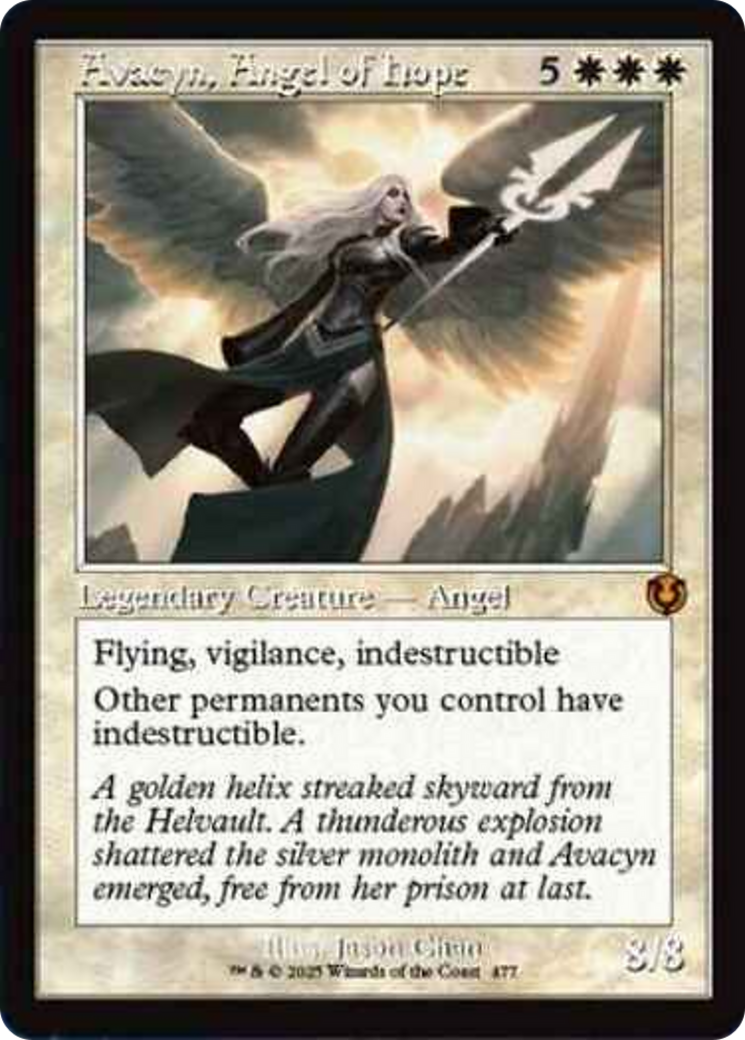 Avacyn, Angel of Hope (Retro Frame) [Innistrad Remastered] | Enigma On Main