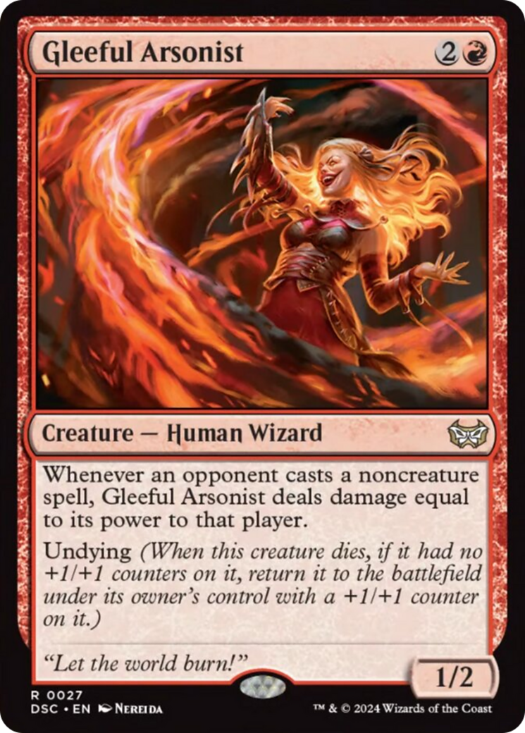 Gleeful Arsonist [Duskmourn: House of Horror Commander] | Enigma On Main