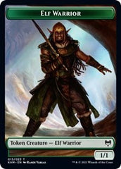 Elf Warrior // Koma's Coil Double-Sided Token [Kaldheim Tokens] | Enigma On Main