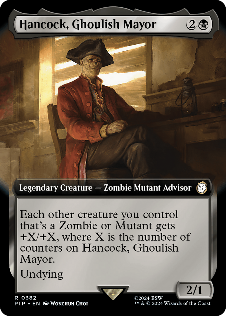 Hancock, Ghoulish Mayor (Extended Art) [Fallout] | Enigma On Main