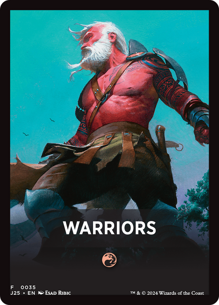 Warriors Theme Card [Foundations Jumpstart Front Cards] | Enigma On Main