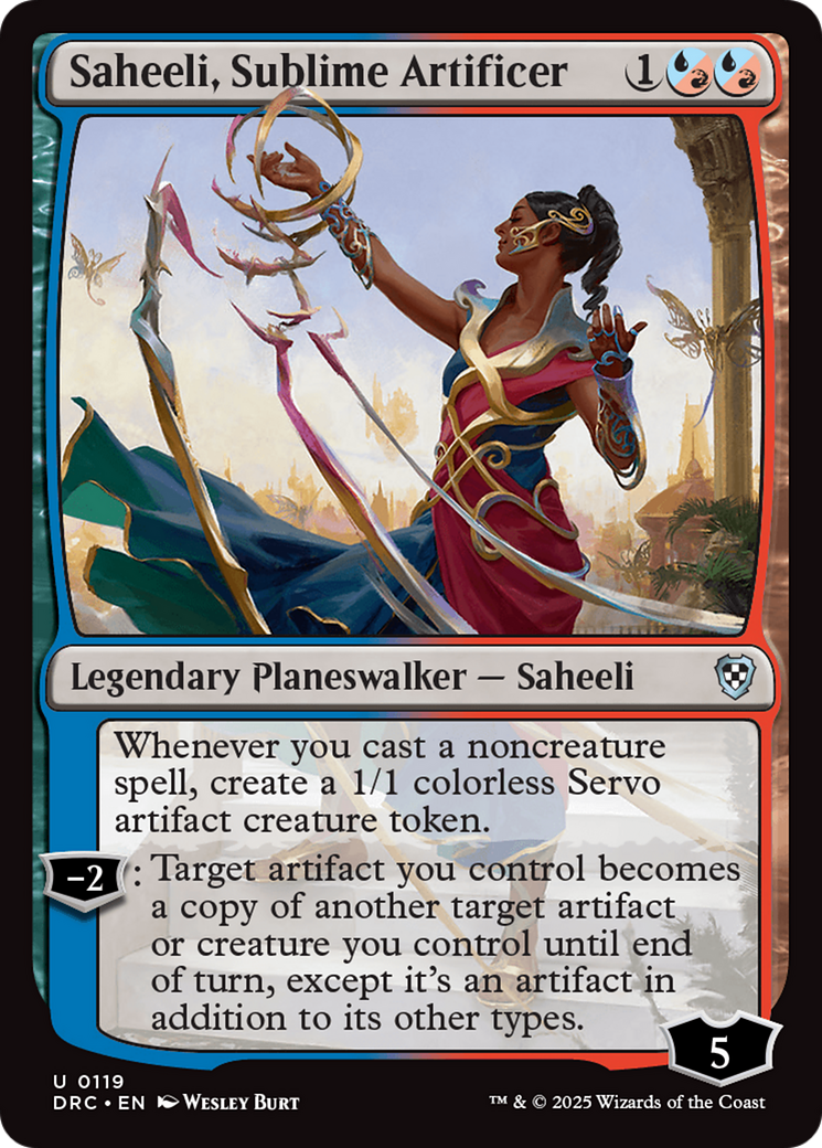 Saheeli, Sublime Artificer [Aetherdrift Commander] | Enigma On Main