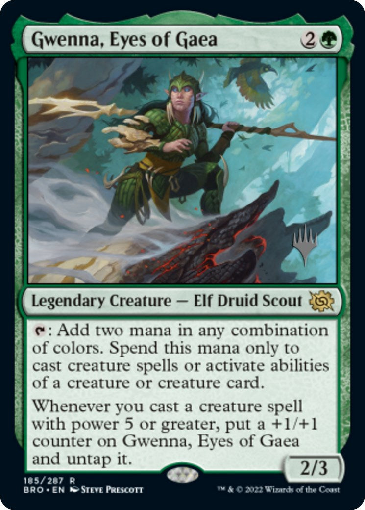 Gwenna, Eyes of Gaea (Promo Pack) [The Brothers' War Promos] | Enigma On Main