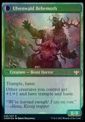 Ulvenwald Oddity // Ulvenwald Behemoth [Innistrad: Crimson Vow Prerelease Promos] | Enigma On Main