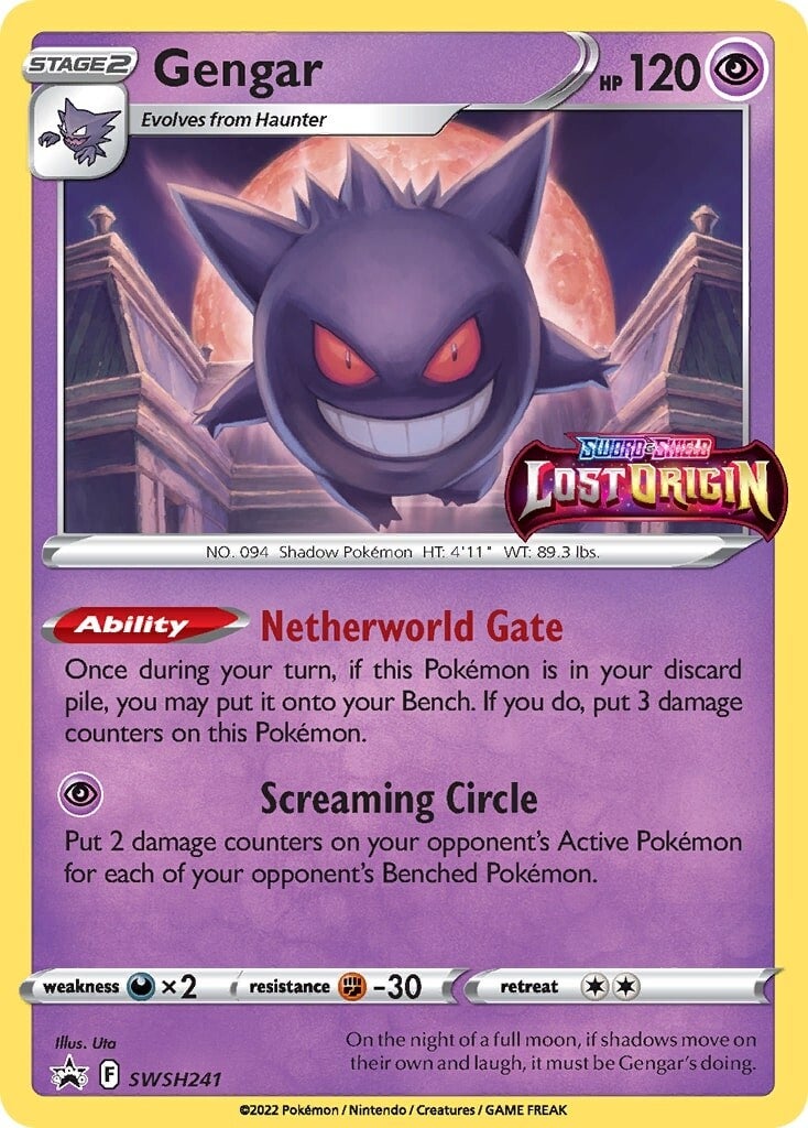 Gengar (SWSH241) [Sword & Shield: Black Star Promos] | Enigma On Main