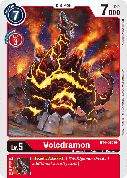 Volcdramon [BT4-015] [Great Legend] | Enigma On Main