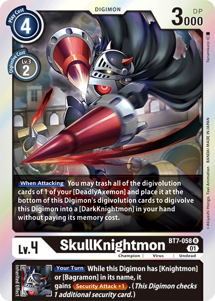 SkullKnightmon [BT7-058] [Next Adventure] | Enigma On Main