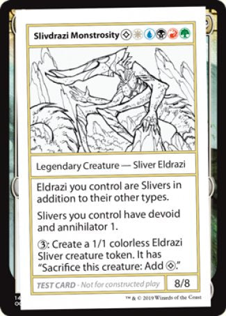 Slivdrazi Monstrosity (2021 Edition) [Mystery Booster Playtest Cards] | Enigma On Main