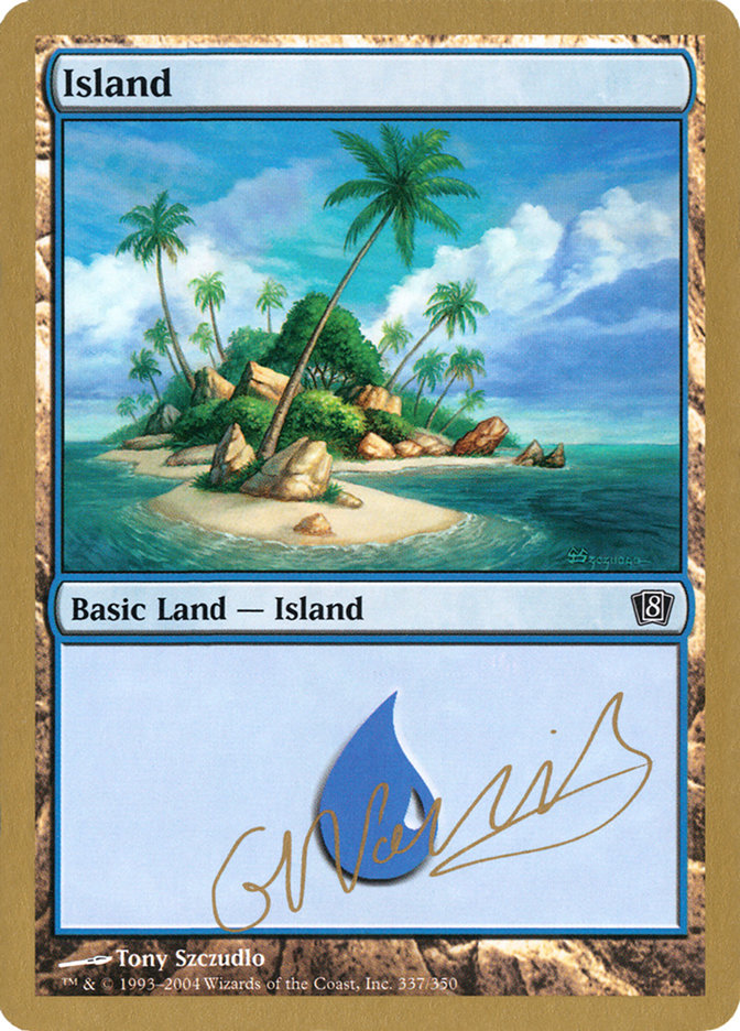 Island (gn337) (Gabriel Nassif) [World Championship Decks 2004] | Enigma On Main