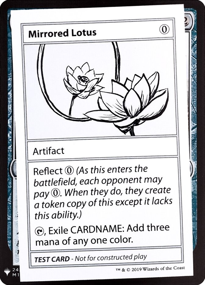 Mirrored Lotus [Mystery Booster Playtest Cards] | Enigma On Main