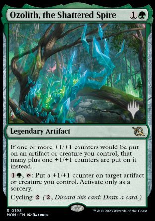 Ozolith, the Shattered Spire (Promo Pack) [March of the Machine Promos] | Enigma On Main