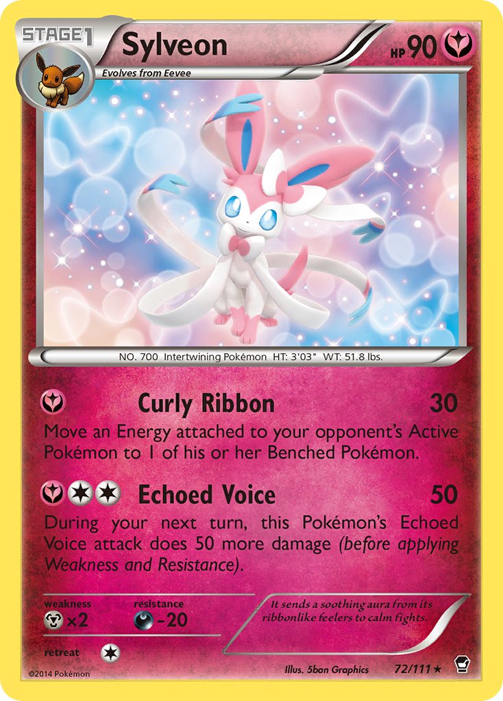 Sylveon (72/111) (Theme Deck Exclusive) [XY: Furious Fists] | Enigma On Main