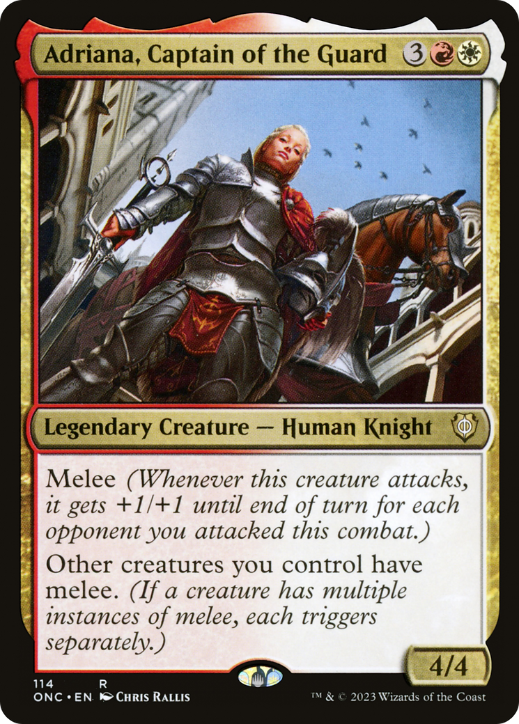 Adriana, Captain of the Guard [Phyrexia: All Will Be One Commander] | Enigma On Main