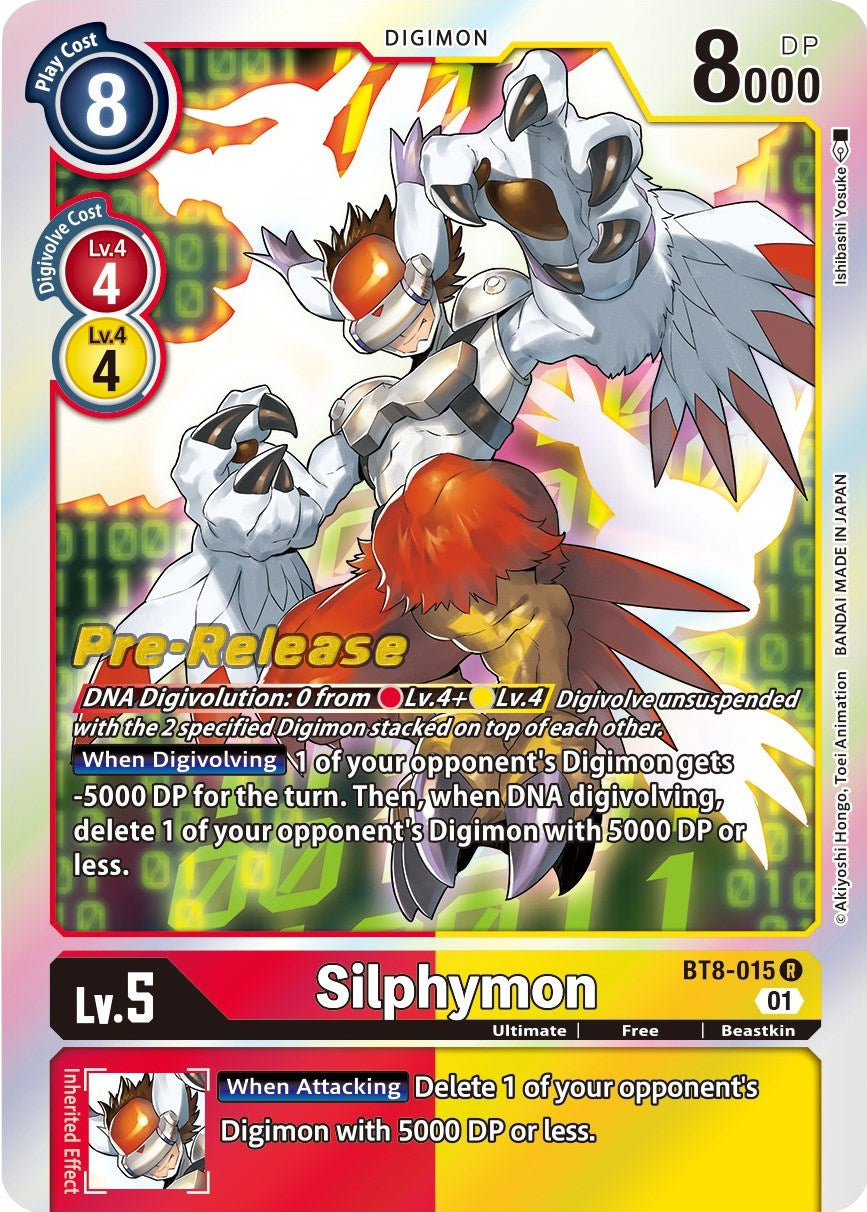 Silphymon [BT8-015] [New Awakening Pre-Release Cards] | Enigma On Main