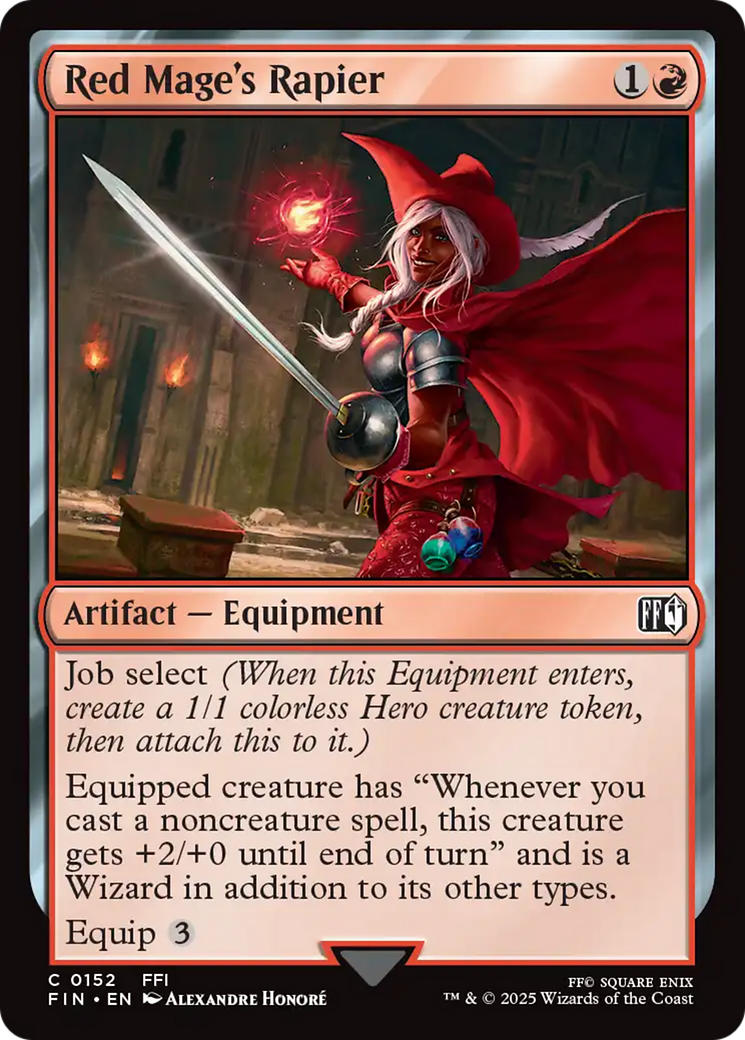 Red Mage's Rapier [FINAL FANTASY] | Enigma On Main