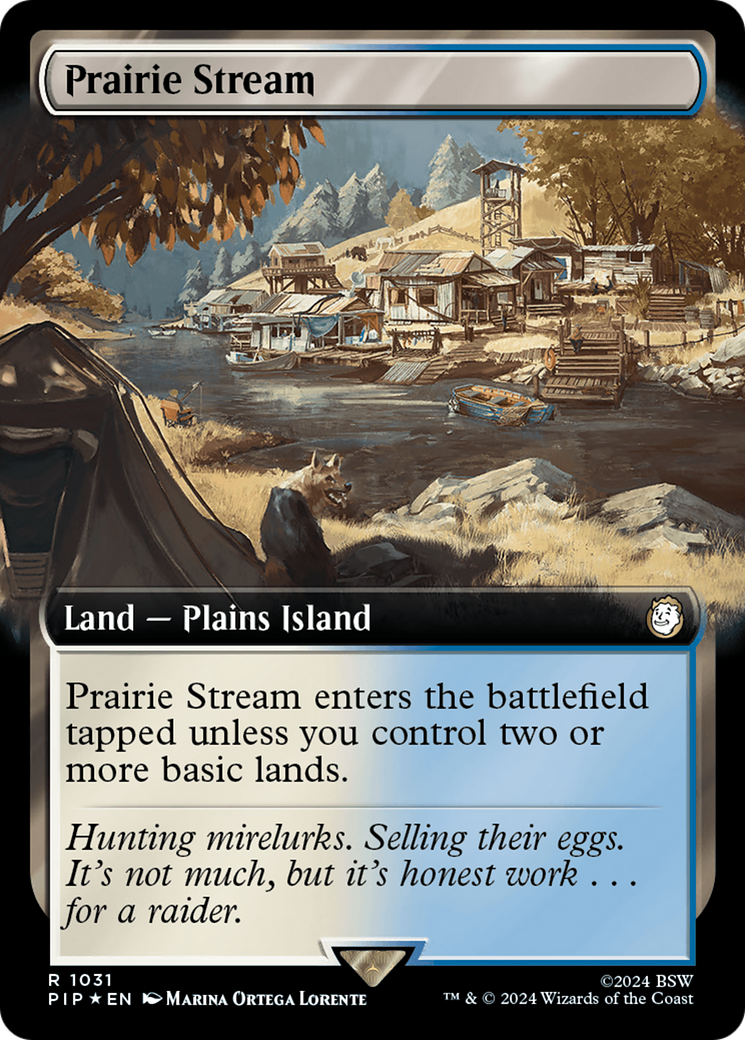 Prairie Stream (Extended Art) (Surge Foil) [Fallout] | Enigma On Main