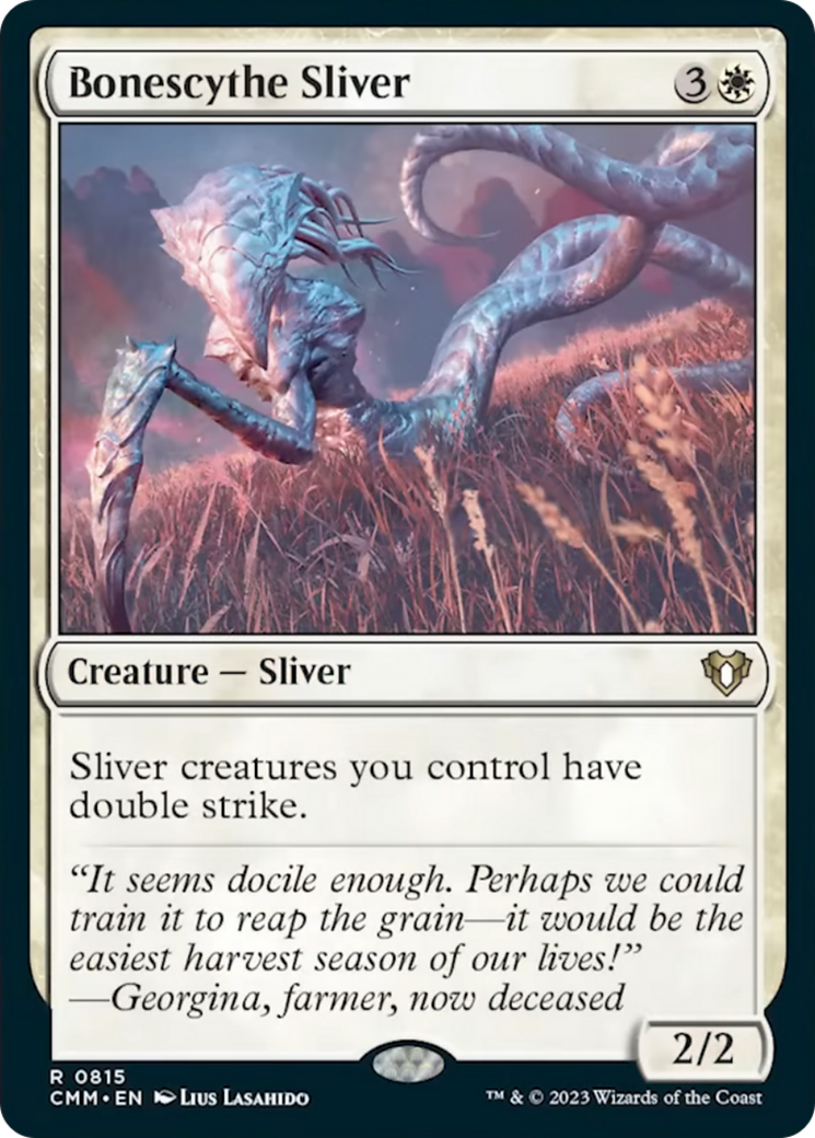 Bonescythe Sliver [Commander Masters] | Enigma On Main