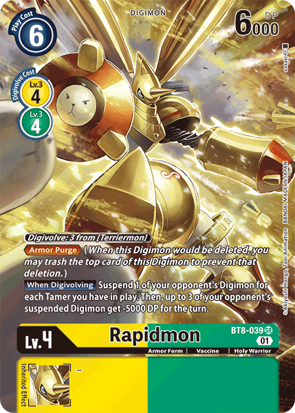 Rapidmon [BT8-039] (Alternate Art) [New Awakening] | Enigma On Main