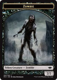 Zombie (007) // Elephant (012) Double-Sided Token [Modern Horizons Tokens] | Enigma On Main