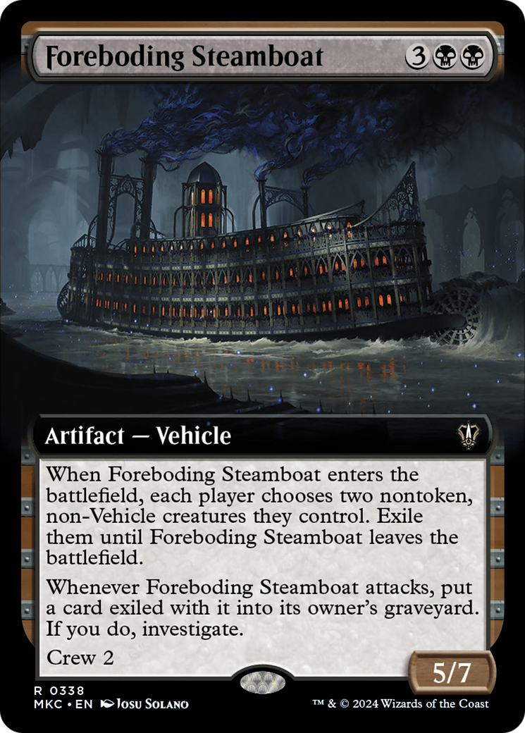 Foreboding Steamboat (Extended Art) [Murders at Karlov Manor Commander] | Enigma On Main