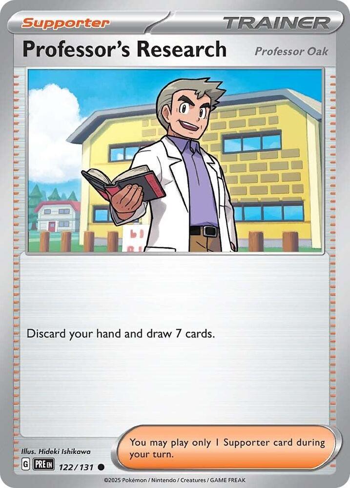 Professor's Research (122/131) [Professor Oak] [Scarlet & Violet: Prismatic Evolutions] | Enigma On Main