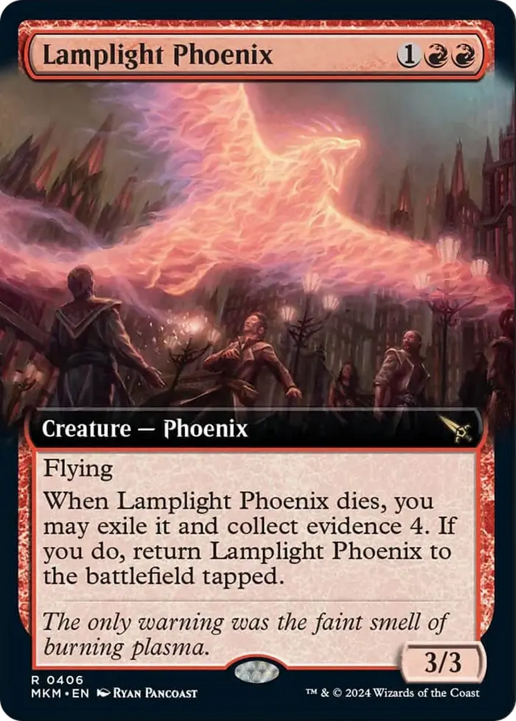 Lamplight Phoenix (Extended Art) [Murders at Karlov Manor] | Enigma On Main