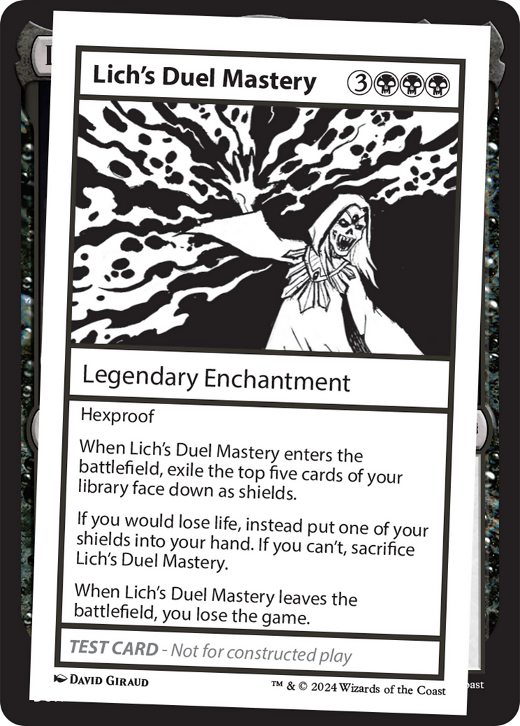 Lich's Duel Mastery [Mystery Booster 2 Playtest Cards] | Enigma On Main