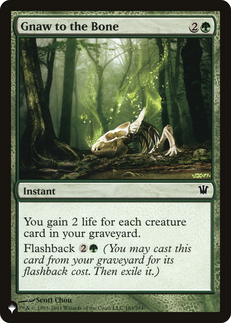 Gnaw to the Bone [The List] | Enigma On Main