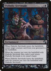 Diabolic Servitude [The List Reprints] | Enigma On Main