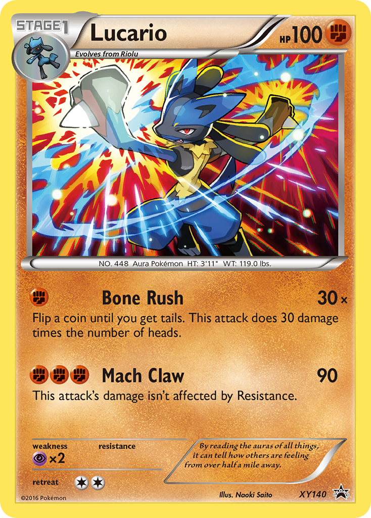 Lucario (XY140) [XY: Black Star Promos] | Enigma On Main