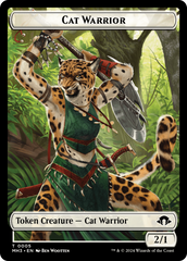 Cat Warrior // Energy Reserve Double-Sided Token [Modern Horizons 3 Tokens] | Enigma On Main
