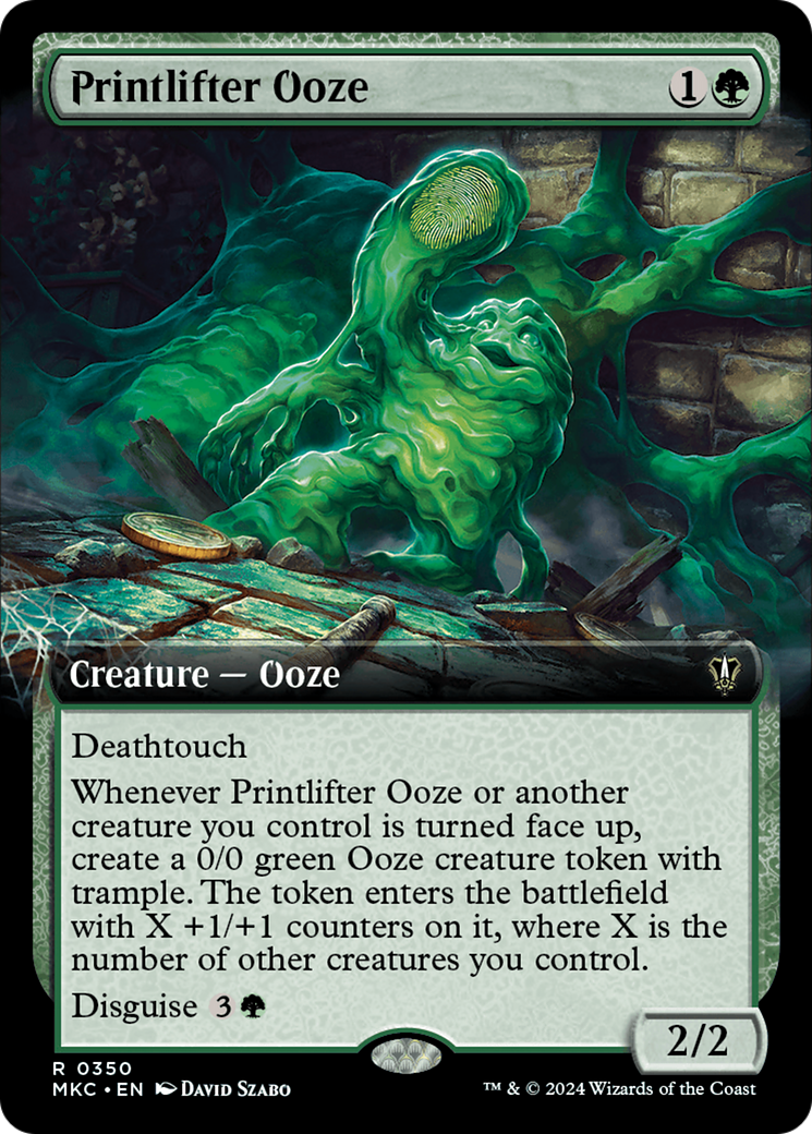 Printlifter Ooze (Extended Art) [Murders at Karlov Manor Commander] | Enigma On Main