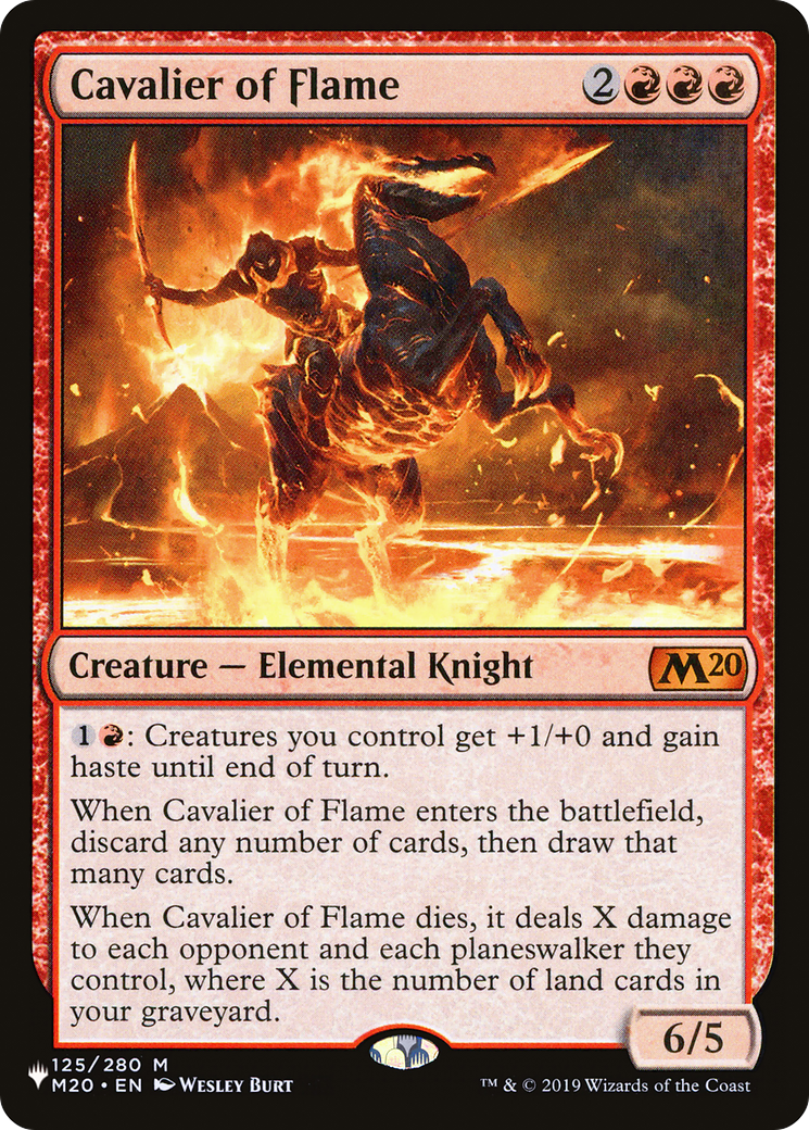 Cavalier of Flame [The List Reprints] | Enigma On Main