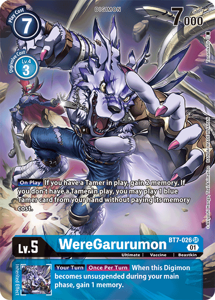 WereGarurumon [BT7-026] (Alternate Art) [Next Adventure] | Enigma On Main