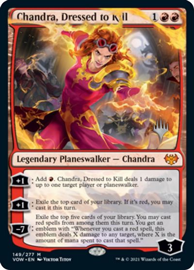 Chandra, Dressed to Kill (Promo Pack) [Innistrad: Crimson Vow Promos] | Enigma On Main