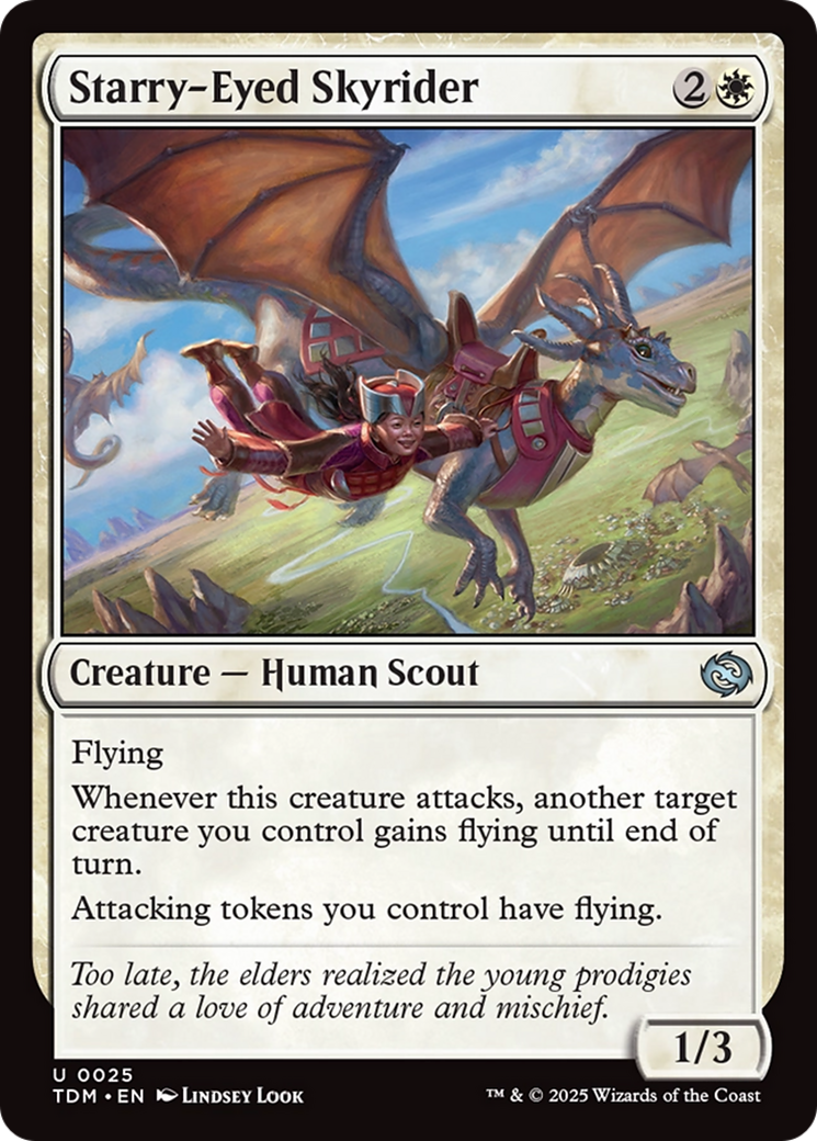 Starry-Eyed Skyrider [Tarkir: Dragonstorm] | Enigma On Main