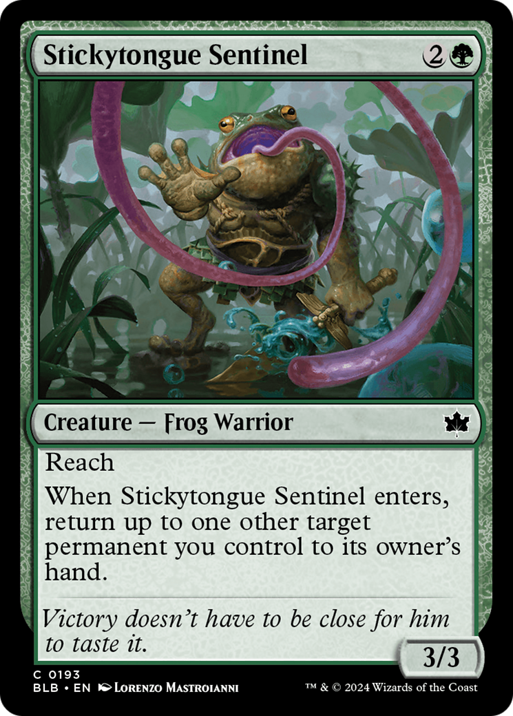 Stickytongue Sentinel [Bloomburrow] | Enigma On Main