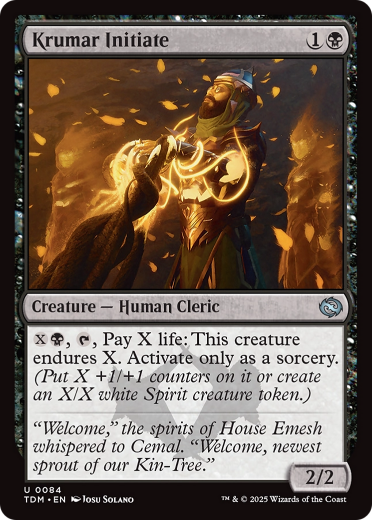 Krumar Initiate [Tarkir: Dragonstorm] | Enigma On Main