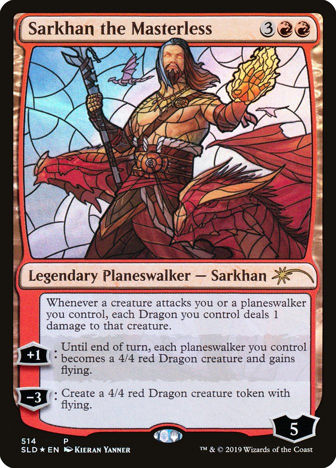 Sarkhan the Masterless (Stained Glass) [Secret Lair Drop Promos] | Enigma On Main