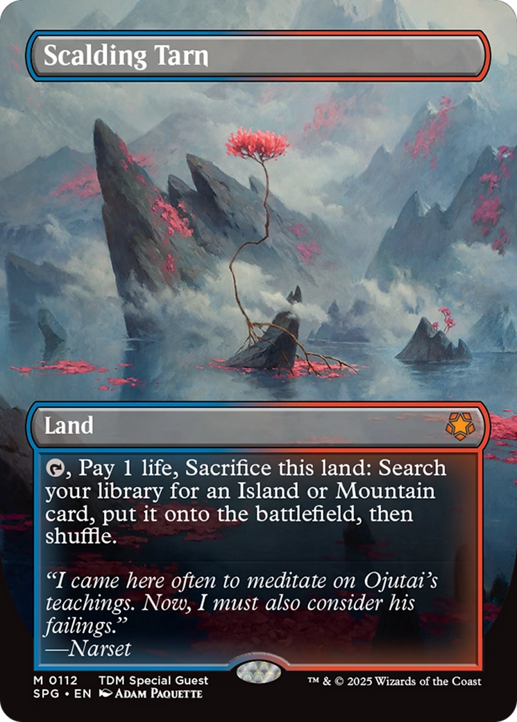 Scalding Tarn (Borderless) [Tarkir: Dragonstorm Special Guests] | Enigma On Main