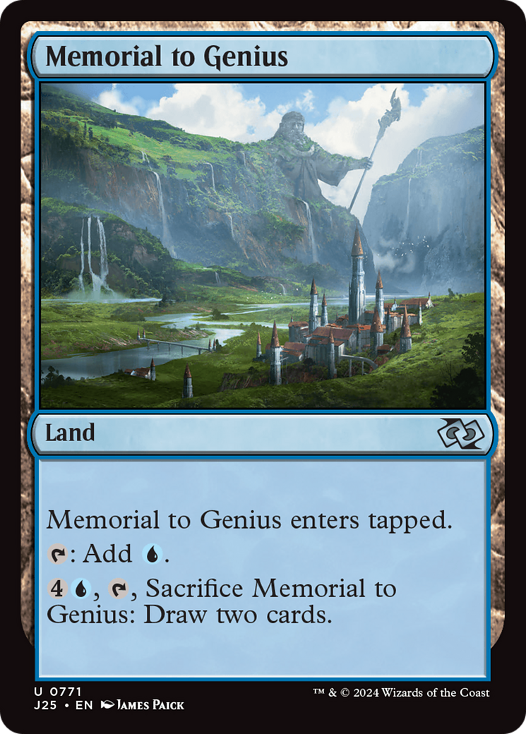 Memorial to Genius [Foundations Jumpstart] | Enigma On Main