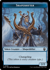 Dragon // Shapeshifter (0008) Double-Sided Token [Modern Horizons 3 Commander Tokens] | Enigma On Main