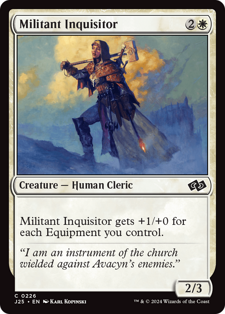 Militant Inquisitor [Foundations Jumpstart] | Enigma On Main