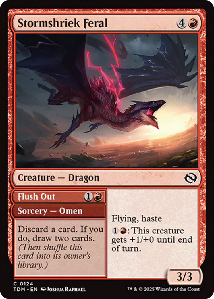 Stormshriek Feral [Tarkir: Dragonstorm] | Enigma On Main