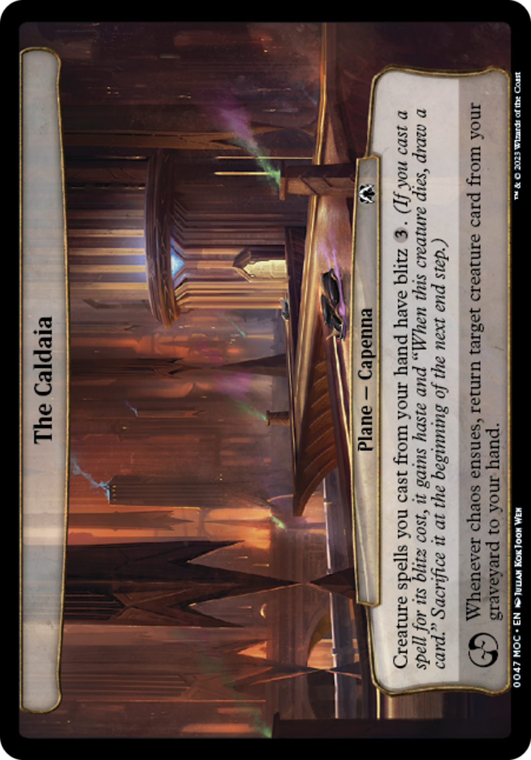 The Caldaia [March of the Machine Commander] | Enigma On Main