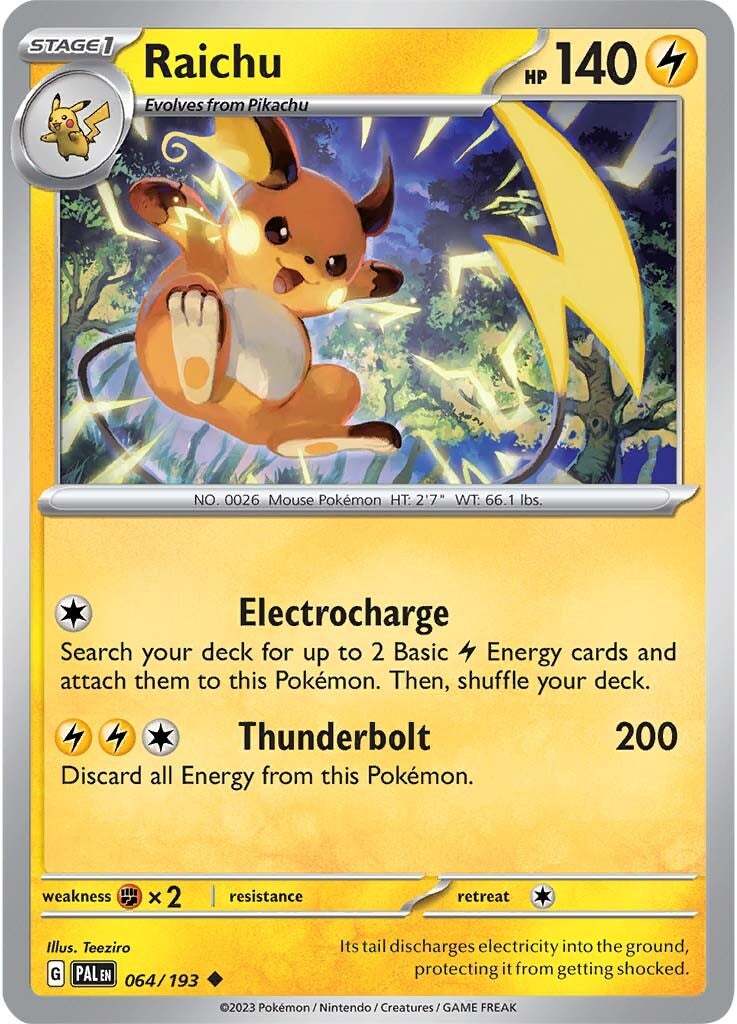 Raichu (064/193) [Scarlet & Violet: Paldea Evolved] | Enigma On Main