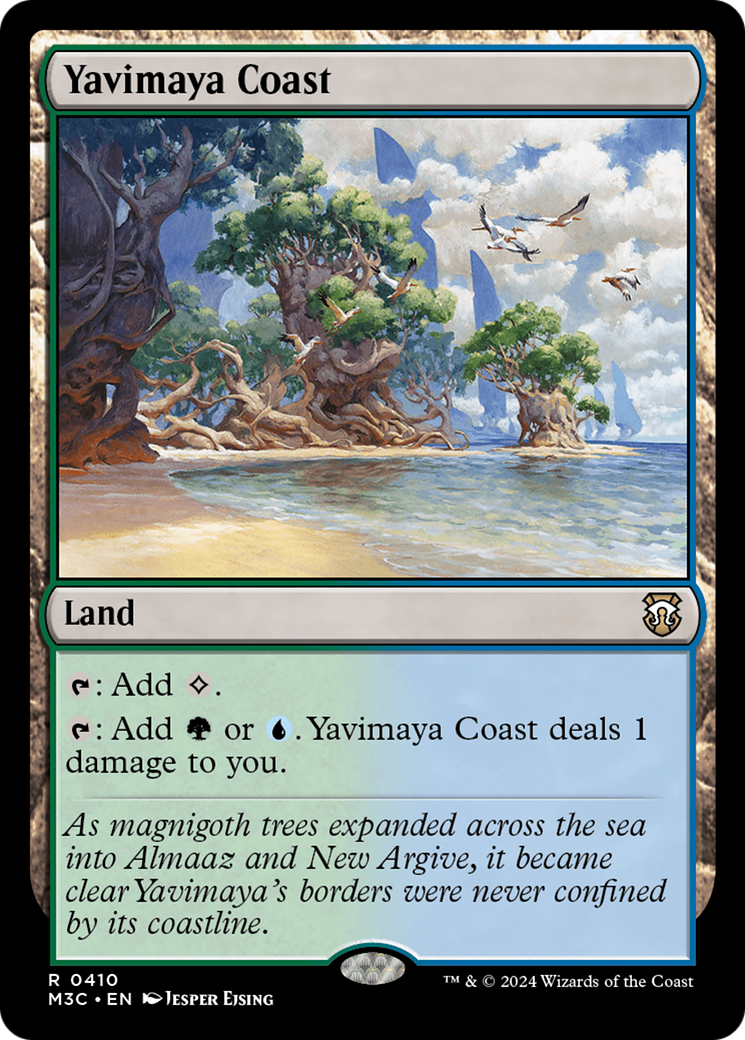 Yavimaya Coast (Ripple Foil) [Modern Horizons 3 Commander] | Enigma On Main