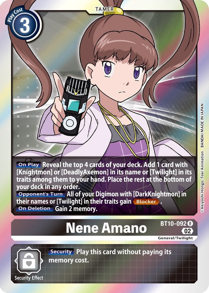 Nene Amano [BT10-092] [Xros Encounter] | Enigma On Main