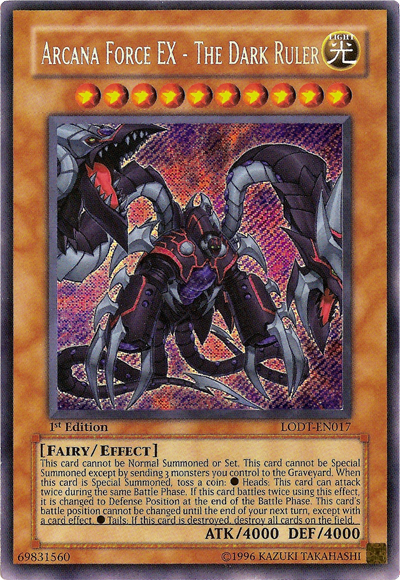 Arcana Force EX - The Dark Ruler [LODT-EN017] Secret Rare | Enigma On Main